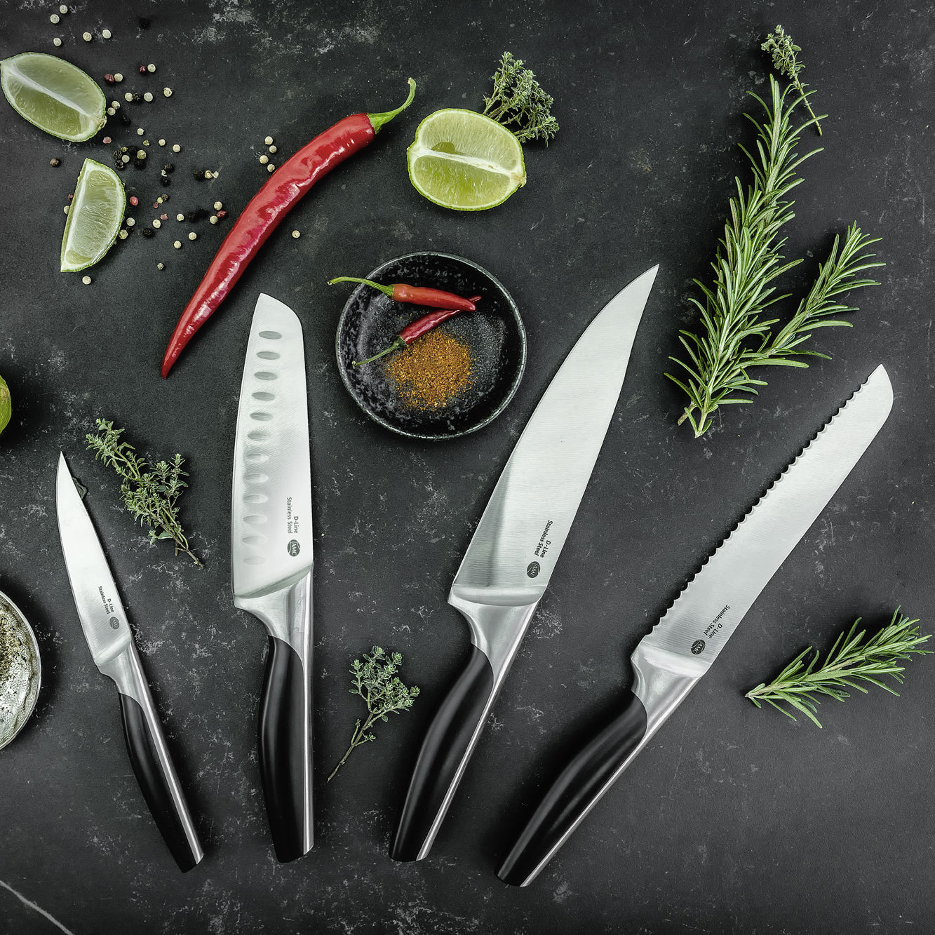 D-Line Messerset, 4-teilig